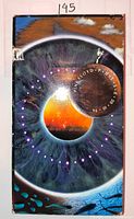 Front view of Pink Floyd Pulse VHS slipcover showcasing eye artwork