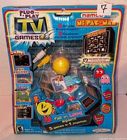 Front view of sealed Ms. Pac-Man Plug-it-in & Play TV Games package
