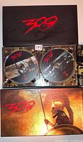 Outer slipcase and open digipack showing two DVDs for 300 Collector's Edition