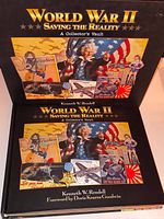 Front cover and slipcase of World War II: Saving the Reality book