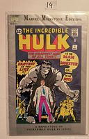 Front view of bagged Marvel Milestone Edition Incredible Hulk #1 reprint comic