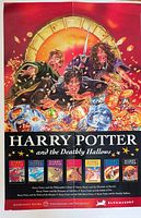 Front view of full poster showing artwork, title, book covers and publisher logos