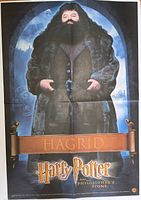 Front view of folded Hagrid promotional poster showing full artwork and logo