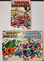 Front covers of issues #1, #2 and #3 displayed