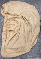 Beige slipcover displayed