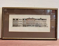 Full framed print showing artwork, mat and frame