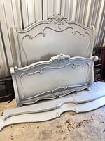 headboard, footboard, side rails overall view