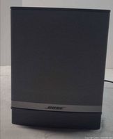 Front view showing grille and Bose logo