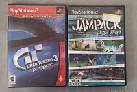 Front view of both PS2 game cases