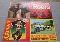 Front covers of all four LPs side-by-side