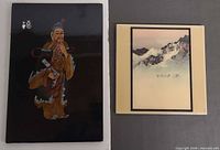 Front view of both wall art pieces together