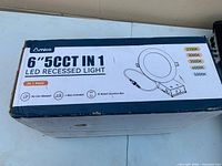 Sealed Amico box labelled 6" 5CCT in 1 LED Recessed Light, 24 pack