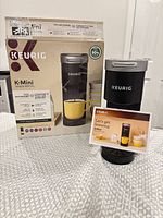 Coffee maker with box and manual