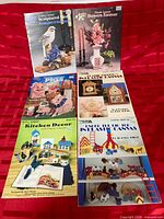 Front covers of all six pattern booklets