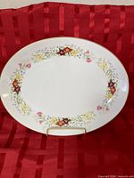 Top view of Royal Albert Spring Morning oval platter