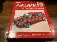 Front cover of Haynes VW Golf & Jetta manual