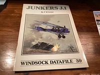 Front cover of Junkers J.I Windsock Datafile 39 softcover book