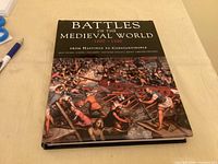Front cover of Battles of the Medieval World book