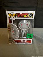 Front of boxed Funko Pop Ghost #342 figure
