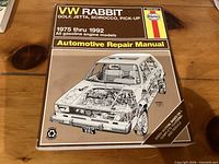 Front cover of Haynes VW Rabbit automotive repair manual