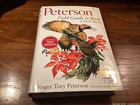 Front cover of Peterson Field Guide to Birds of North America hardcover book