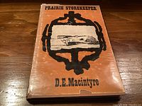 Front cover of Prairie Storekeeper hardcover book with dust jacket