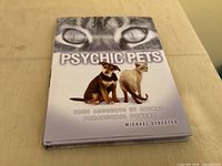 Front cover of Psychic Pets hardcover book