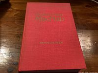 Front cover of red cloth hardcover biography titled "Sir Allan Napier MacNab" by Donald R. Beer
