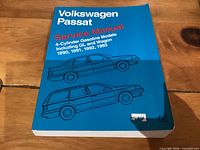 Front cover showing title, vehicle models covered and illustrations
