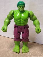 Front view of 1990 Toy Biz Hulk figure
