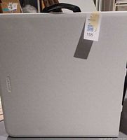 Table folded with carry handle and Lifetime logo visible