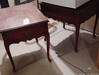 Both matching tables showing overall form