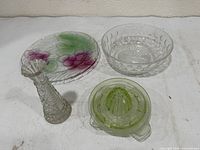 Group shot of all four glass items