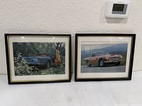 Both framed prints side by side showing overall appearance