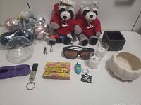 Group shot of all items laid out on table