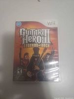Front cover of Guitar Hero III: Legends of Rock Wii case