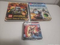 Group shot of all three boxed/packaged items