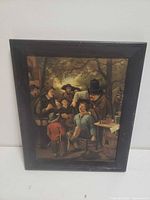 Front view of framed print