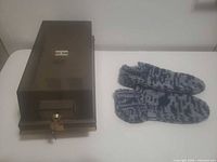 Disk bank and slipper socks overview