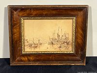 Full view of framed artwork