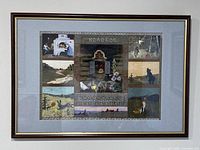 Front view of framed Kolobok painting showing full artwork and frame