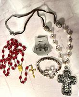 Group shot showing all jewelry items