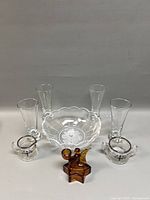 Group shot showing all glass items together