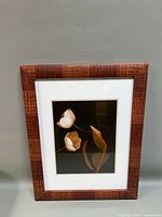 Front view of framed lithograph