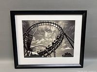 Front view showing full framed photograph