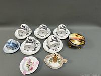 Group shot of all porcelain items