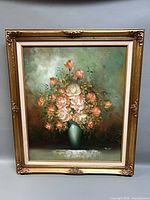 Frontal view of framed painting