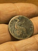 Reverse showing seated Britannia and date 1887