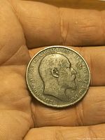 Obverse portrait of Edward VII