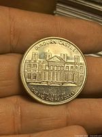 Obverse showing Dundurn Castle and denomination
